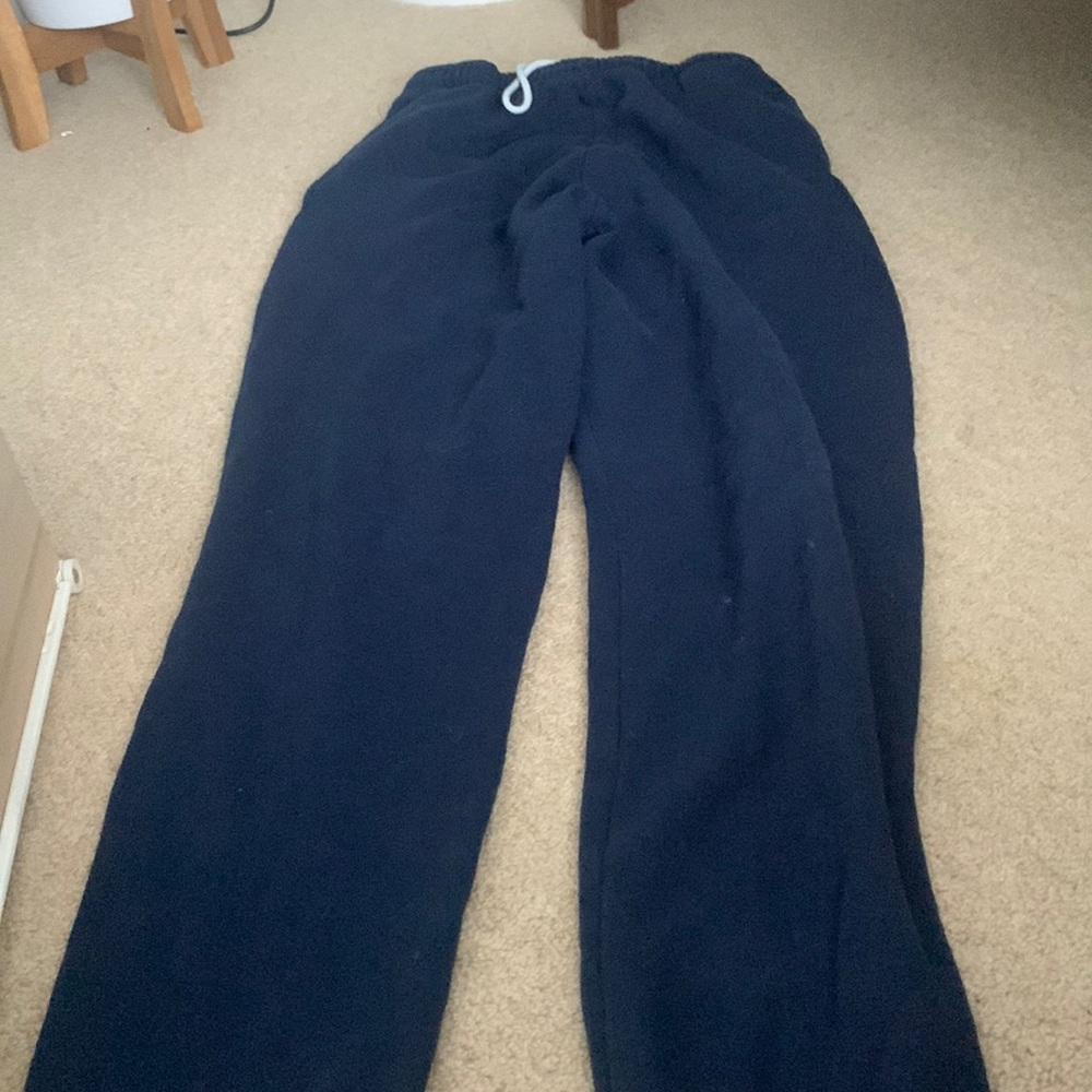 Clean dark blue sweat pants
